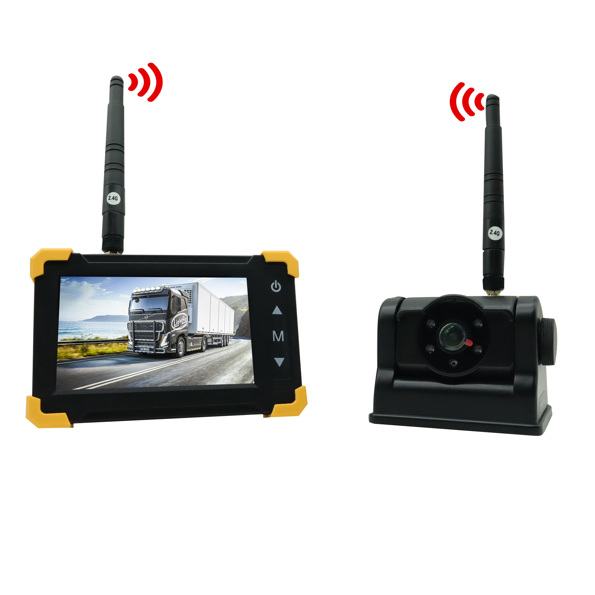 Hệ thống giám sát không dây kỹ thuật số 5'' có thể sạc lại mới của Carleader