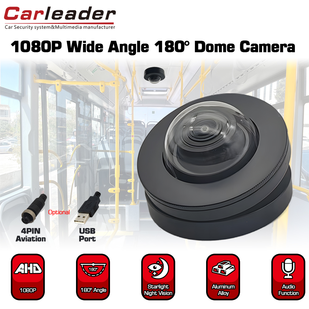 Camera Dome góc rộng 180 độ cho xe