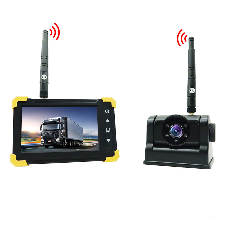 Hệ thống giám sát không dây kỹ thuật số sạc 5 inch của Carleader - Đối tác đáng tin cậy của bạn cho việc lái xe an toàn hơn.