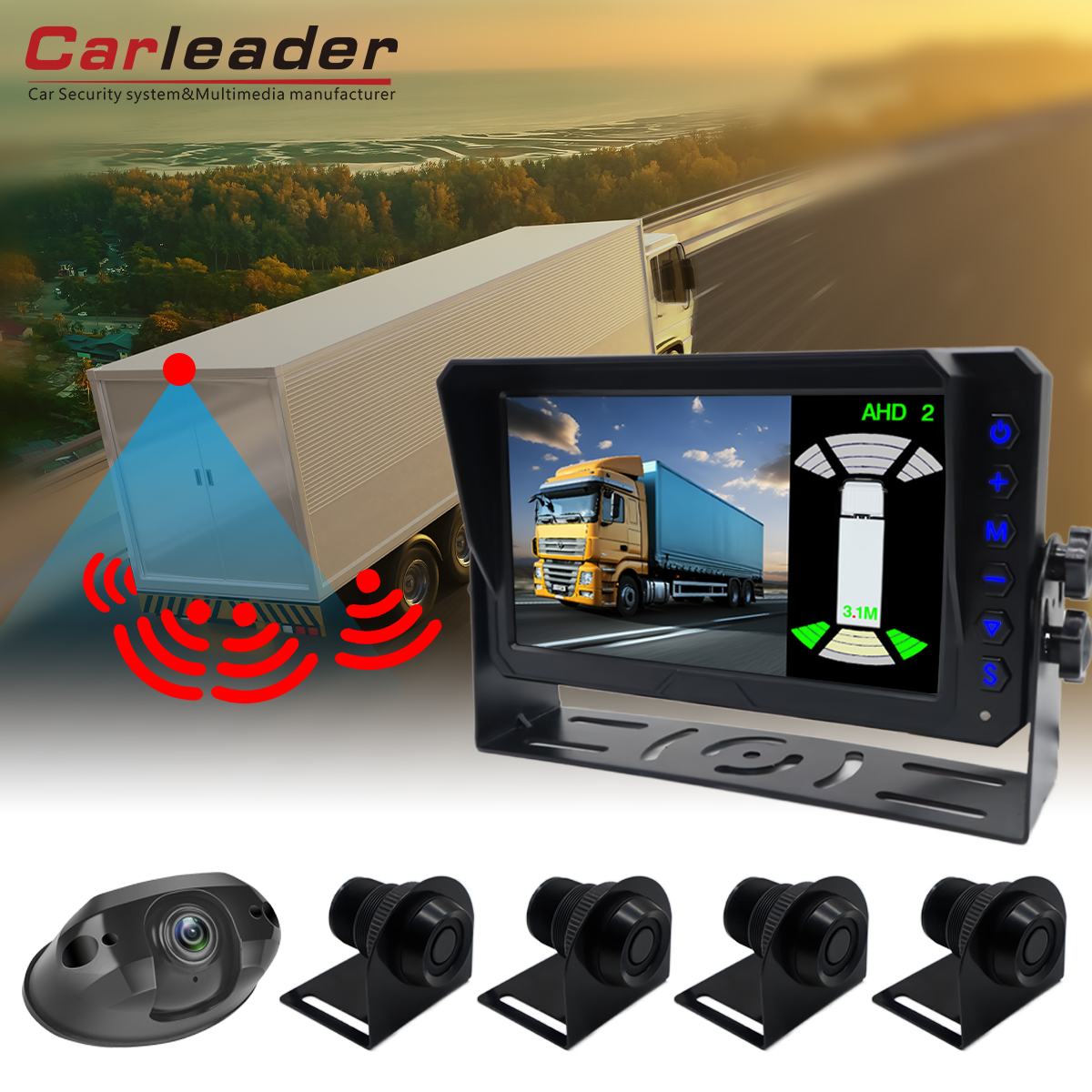 Hệ thống giám sát đảo ngược Radar Radar Radar Radar ---- lý tưởng để đỗ xe và đảo ngược