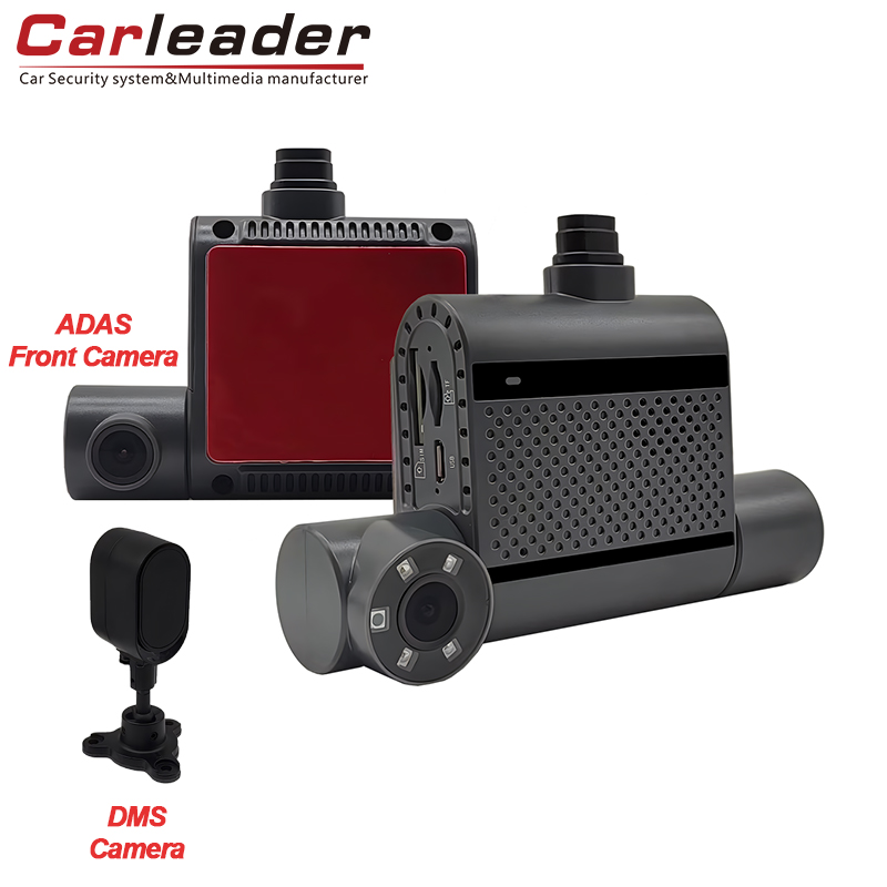 Carleader 3 kênh AI Dash Cam với ADAS và DSM: Drive Smarter, giữ an toàn