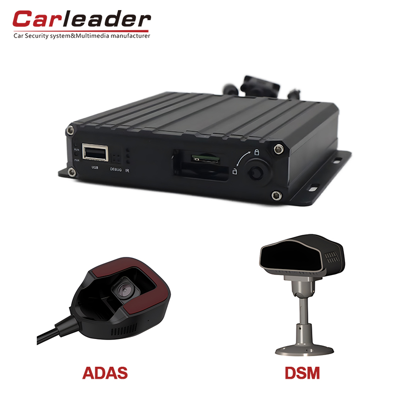Carleader 4ch AI DVR di động thông minh với DSM và ADAS Camera, cuộc sống thông minh, ổ đĩa thông minh
