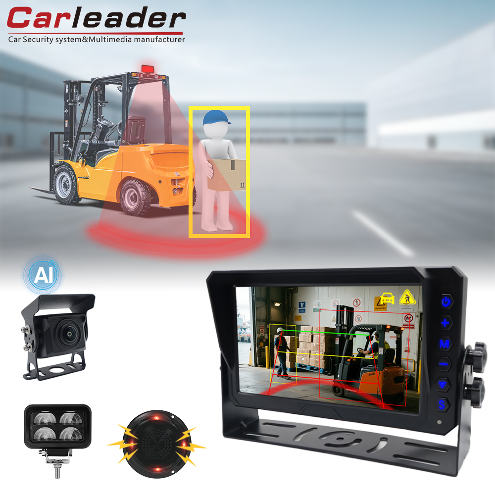 Hệ thống giám sát phát hiện AI của Carleader với đèn cảnh báo hình chữ U cho xe nâng Hệ thống giám sát phát hiện AI của Carleader với đèn cảnh báo hình chữ U cho xe nâng