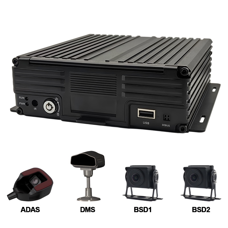 Nâng cao khả năng quản lý an ninh cho đội xe của bạn với Carleader 8CH AI HDD Hỗ trợ DVR di động ADAS+DMS+BSD