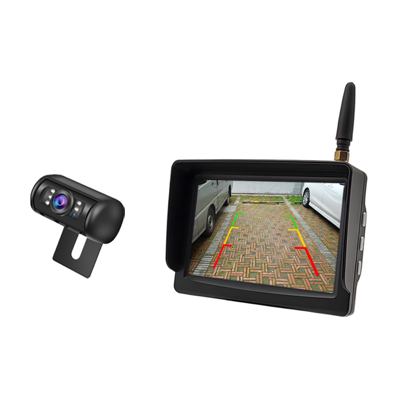 Hệ thống camera và màn hình đảo chiều không dây Carleader 5 inch cho xe