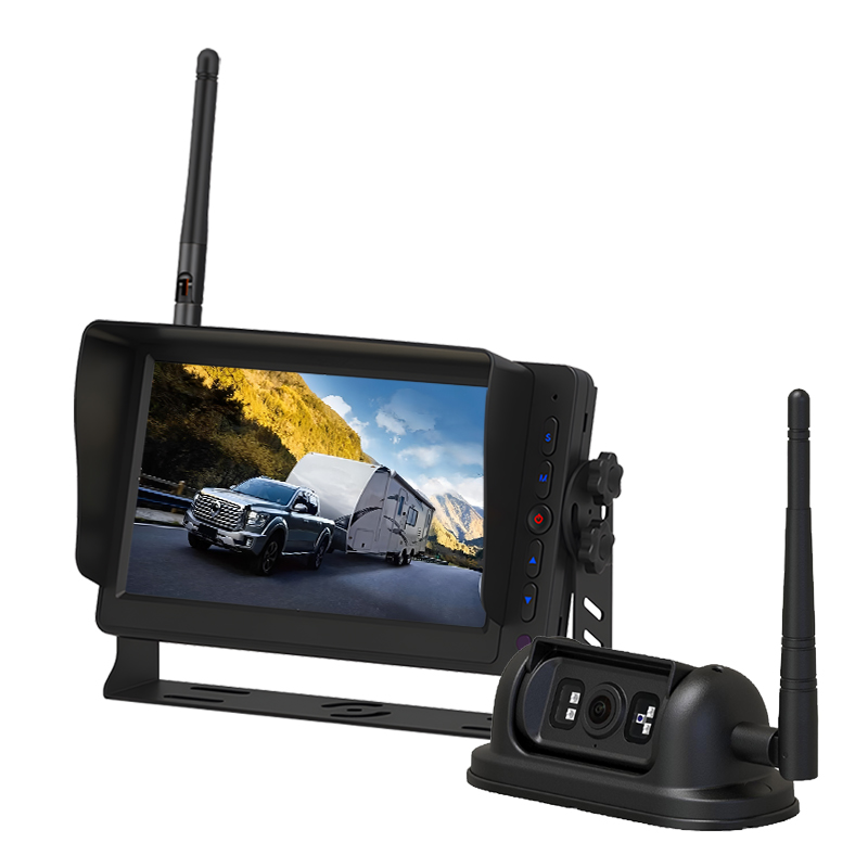Hệ thống màn hình và camera HD không dây kỹ thuật số Carleader 7 inch 2.4GHz