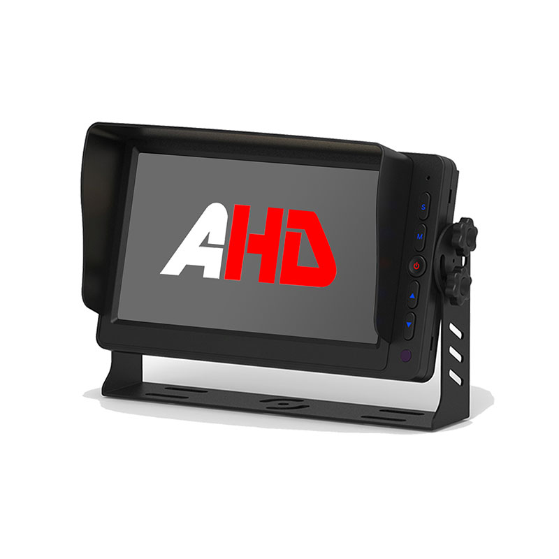Màn hình xe AHD 7 inch với 5 nút có đèn nền và đầu vào video kép