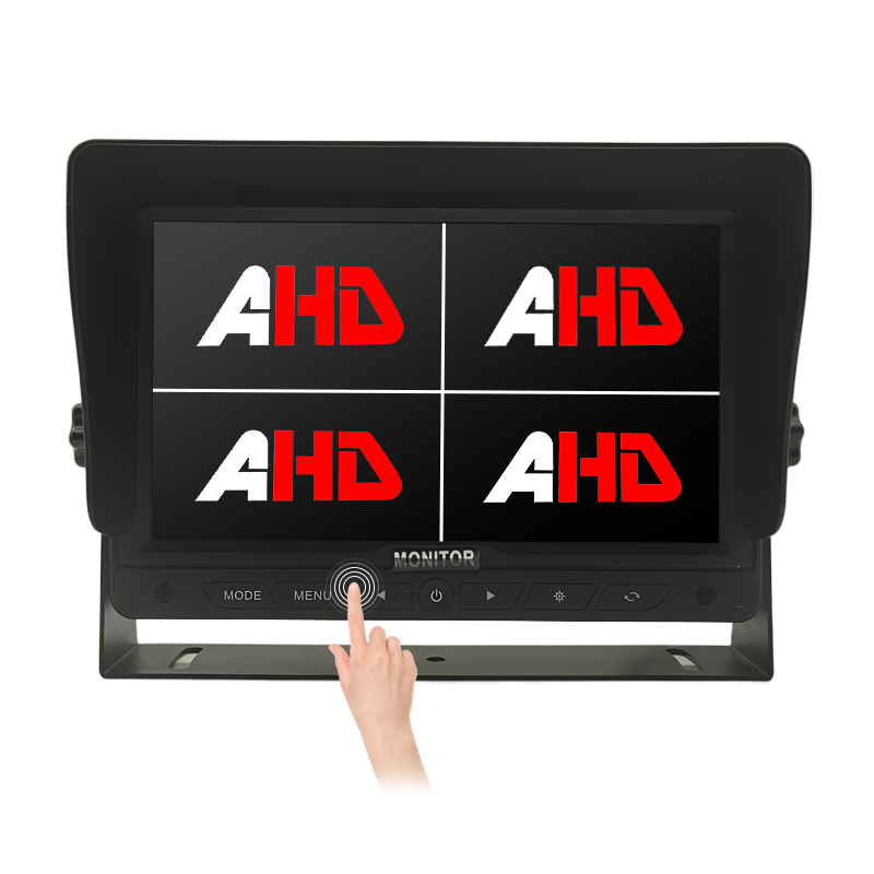 Màn hình chia đôi 7 inch Nút cảm ứng AHD Màn hình đảo ngược