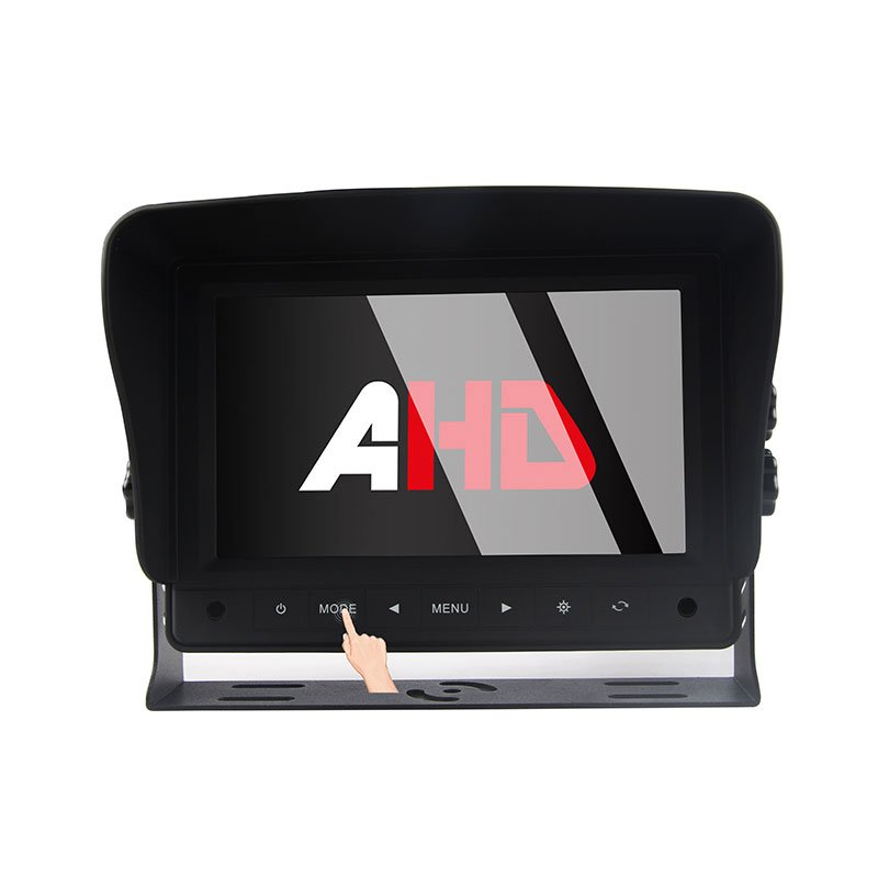 Nút cảm ứng 7 inch Màn hình xe AHD hạng nặng 2CH