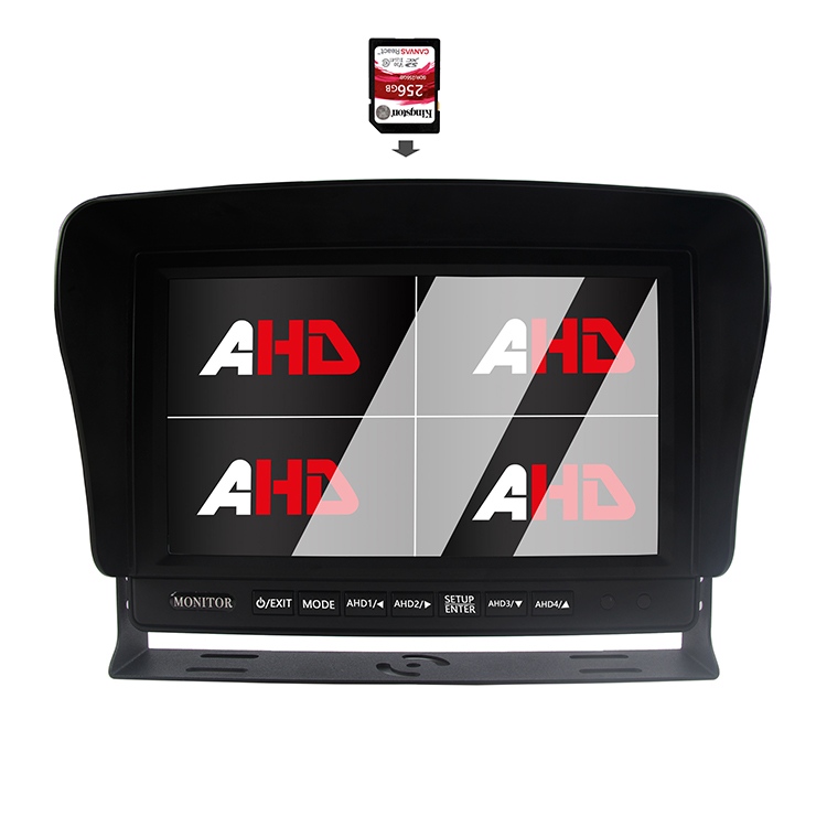 Màn hình AHD ghi video xe tải 9 inch