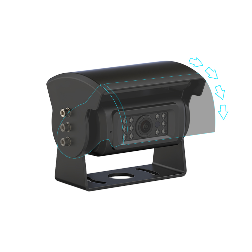 Camera xe CCD ban ngày tự động có IR-Cut và góc rộng 140 độ